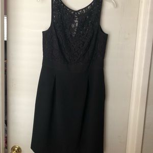 Professional black lace dress